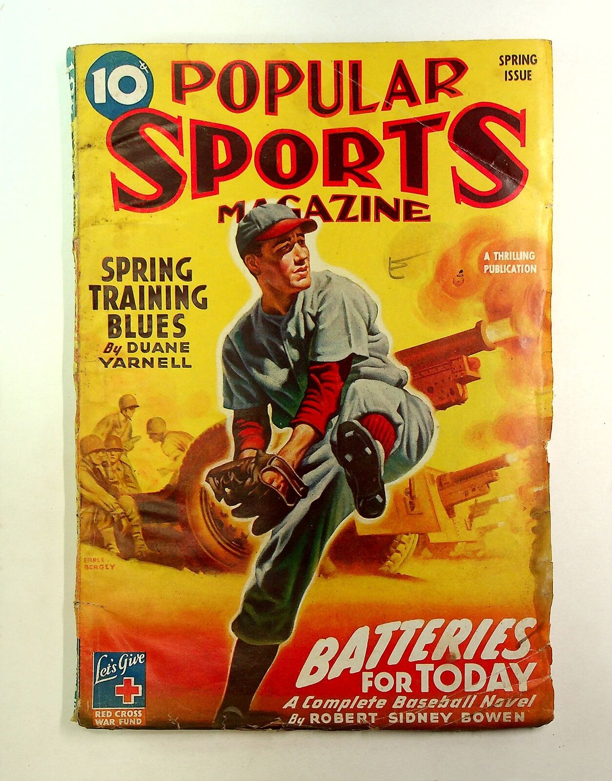 Popular Sports Magazine Pulp Mar 1944 Vol. 12 #1 VG- 3.5