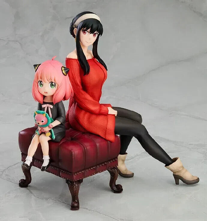 Yor Forger & Anya Forger Figure, Spy x Family Figurine, Anime Gifts 19cm/7in