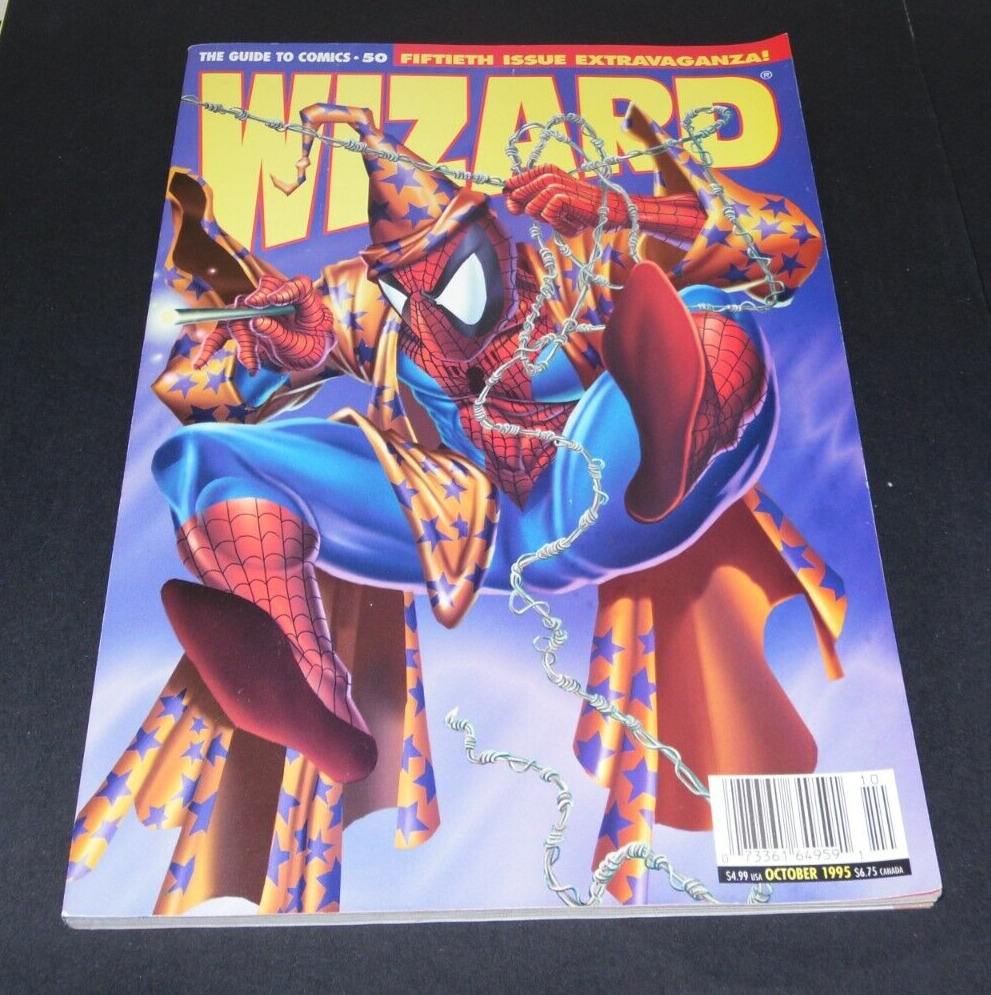Wizard Magazine #50, Spider Man Cover October 1995
