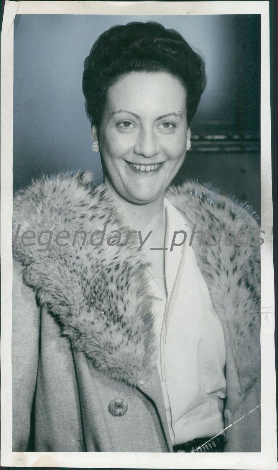 1945 Madame Elizabeth de Maribel, UN Conference Original News Service Photo