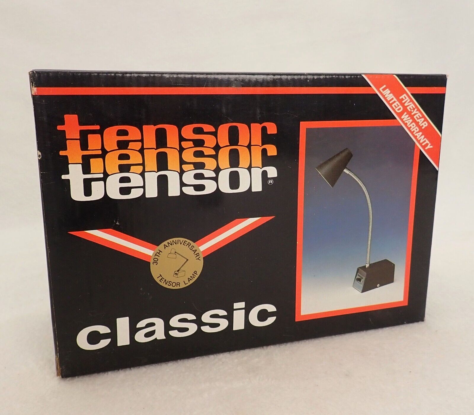 Tensor Adjustable Gooseneck Desk Lamp Model 7200 Hi Lo MCM NOS Vintage Mini