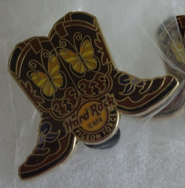 Hard Rock Cafe pin Pigeon Forge Cowboy Boots series 2017