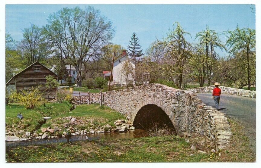 Mountainville NJ Stone Bridge Postcard ~ New Jersey