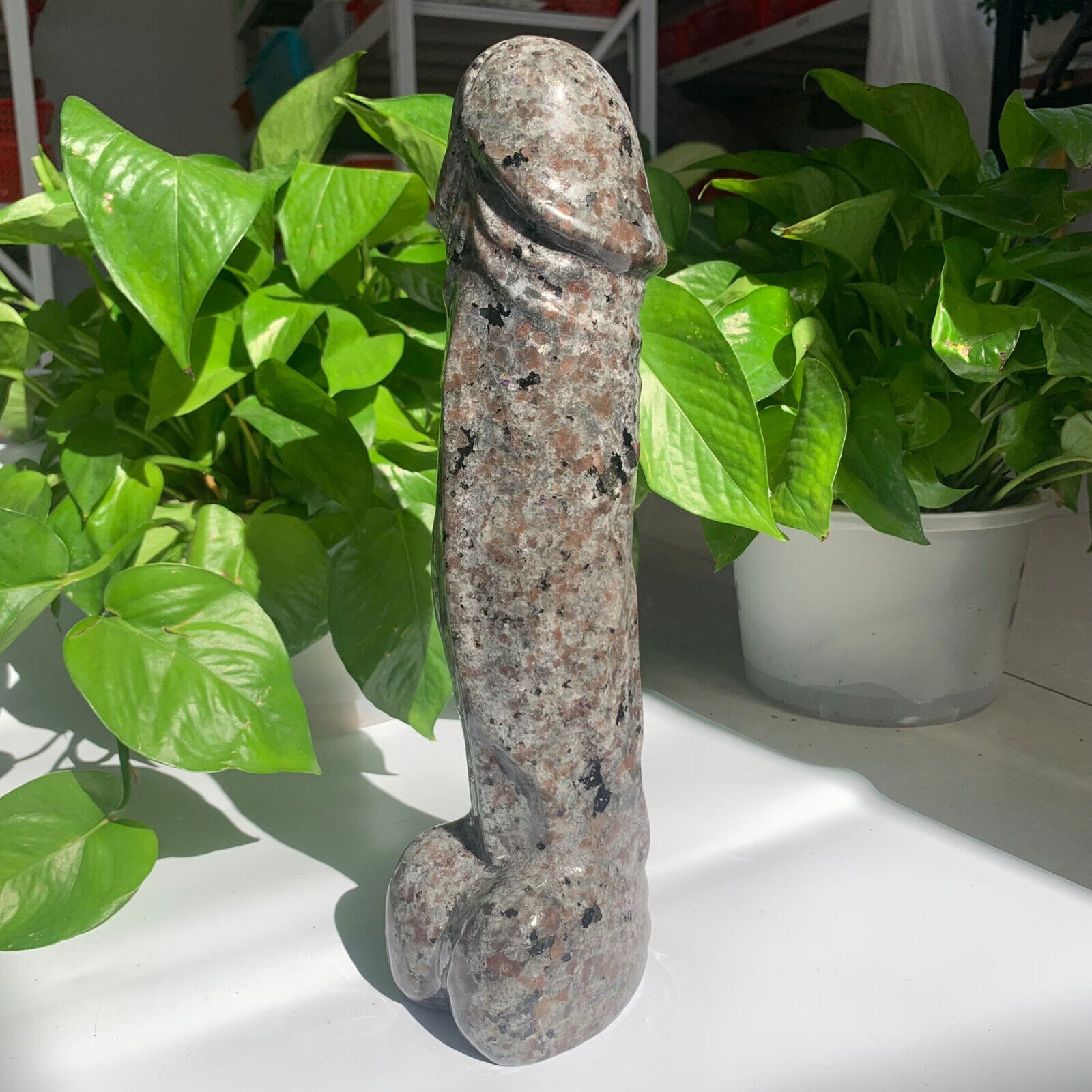 2kg Yooperlite Fire Stone Penis Dick Massage Large Size Quartz Crystal Specimen