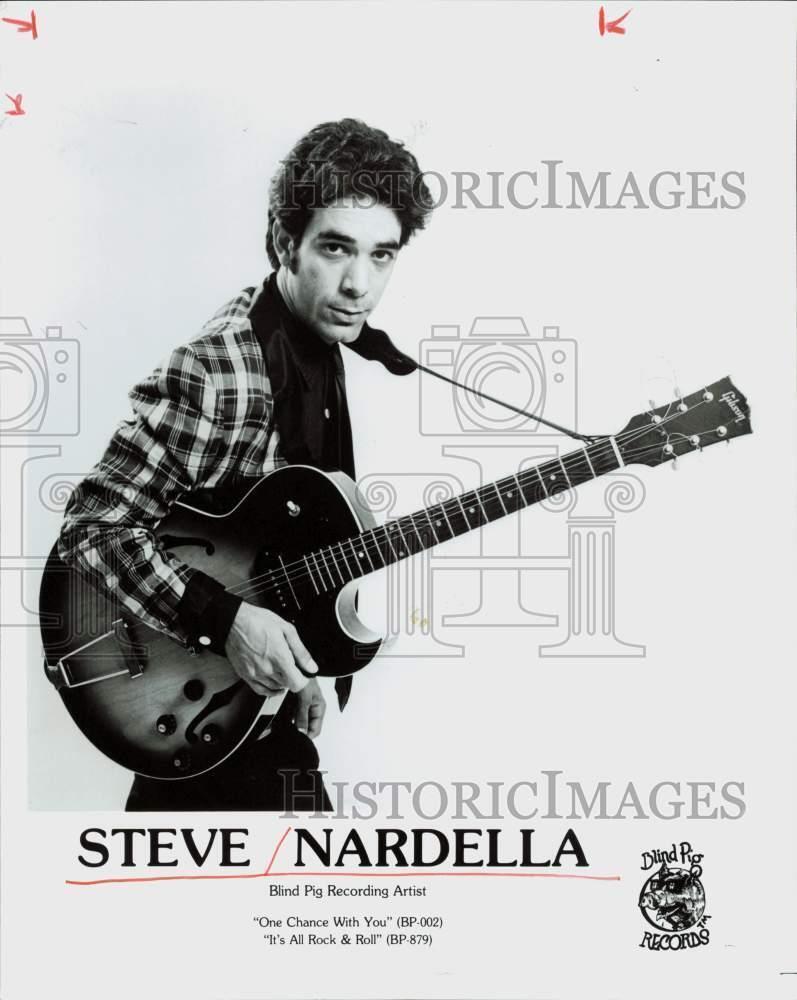 1980 Press Photo Musician Steve Nardella - hpp35321