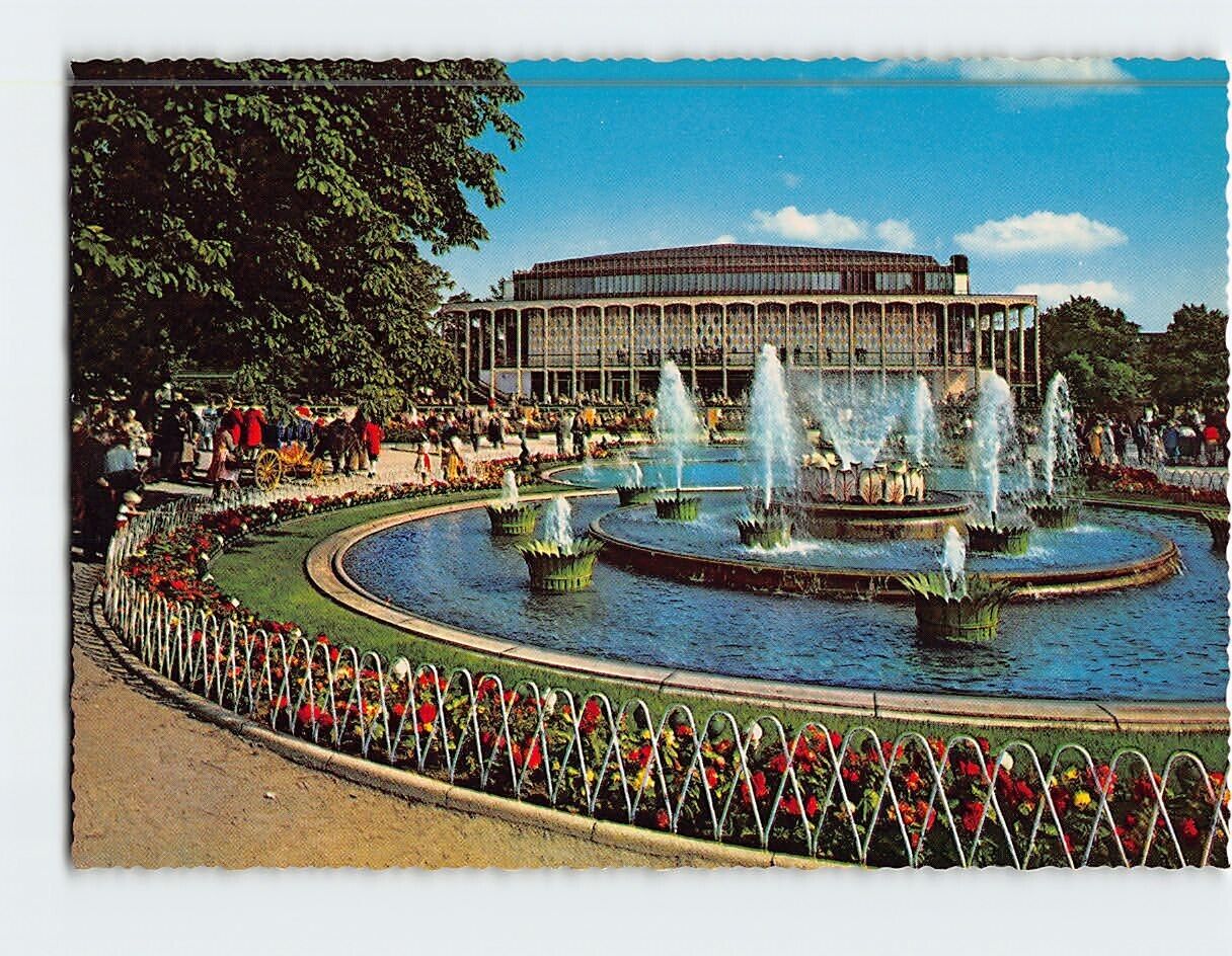 Postcard The Concert Hall Tivoli Copenhagen Denmark
