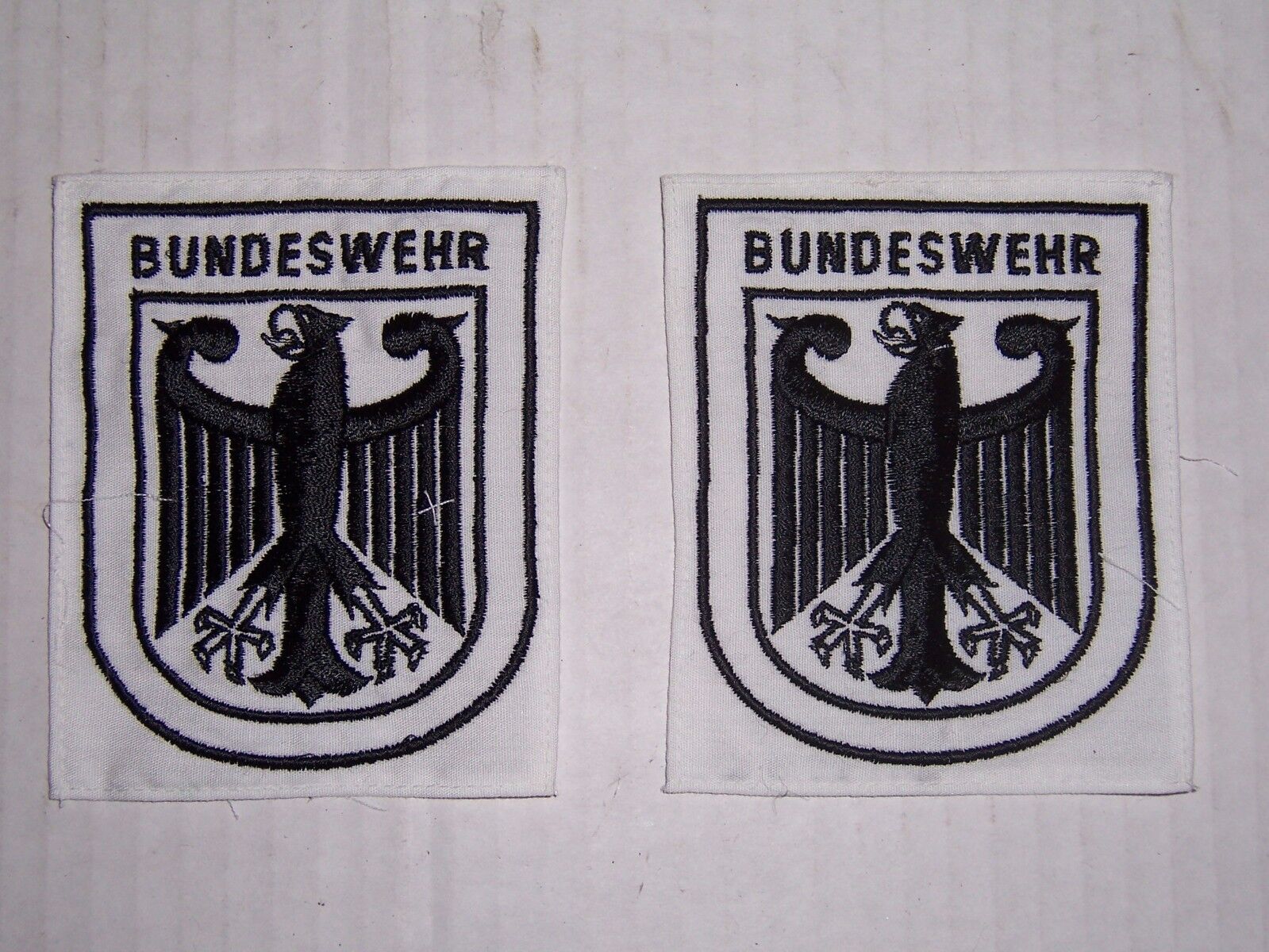 2 BUNDESWEHR Patches GERMAN MILITARY  EMBROIDERED CLOTH PATCH New 