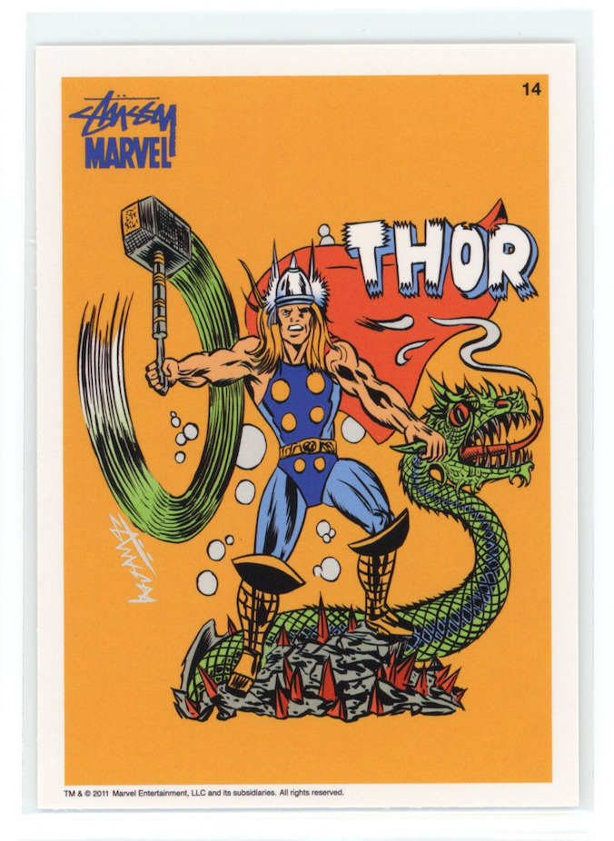 2011 Stussy Marvel Comic Promo Series 2 Card #14 Thor Gary Panter