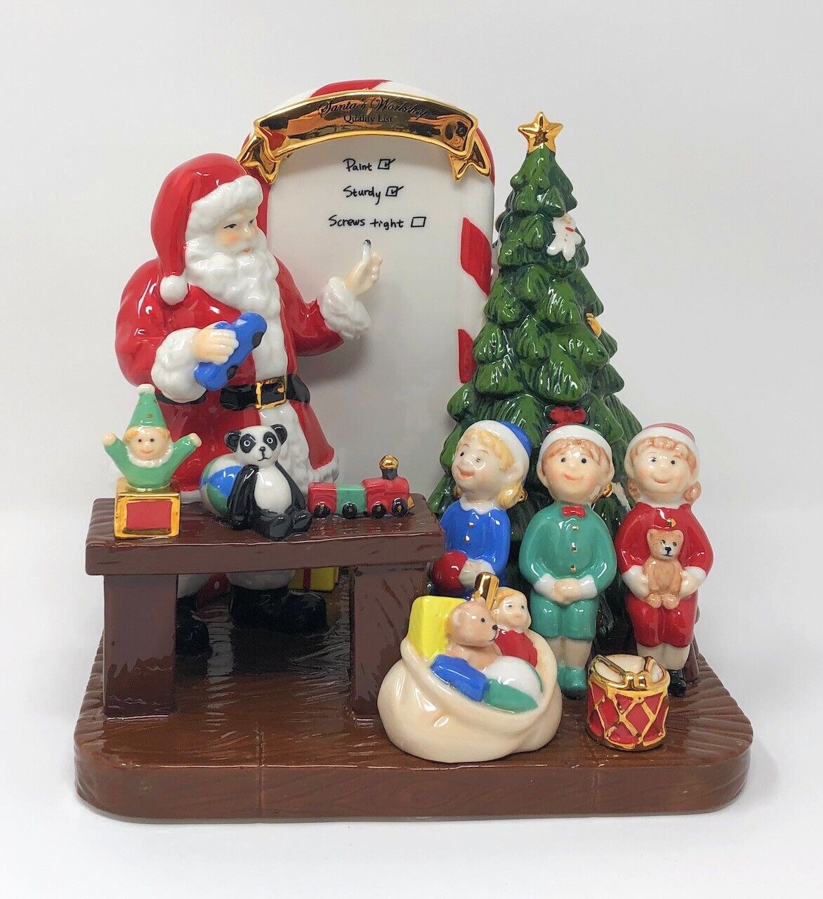 2011 ROYAL DOULTON Santa's Toy Testing Figurine Figure Limited Edition Christmas