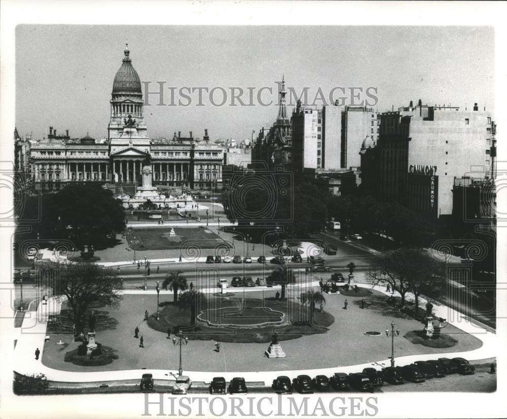 1967 Press Photo Capitol Building in Buenos Aires, Argentina - nox07492