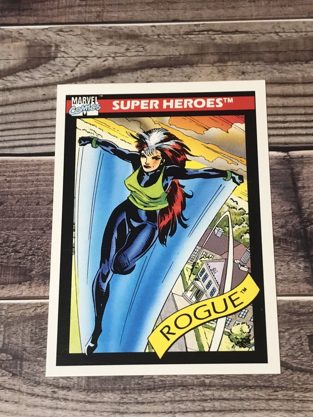 1990 Impel Marvel Comics Super Heroes Rogue #41 Trading Card