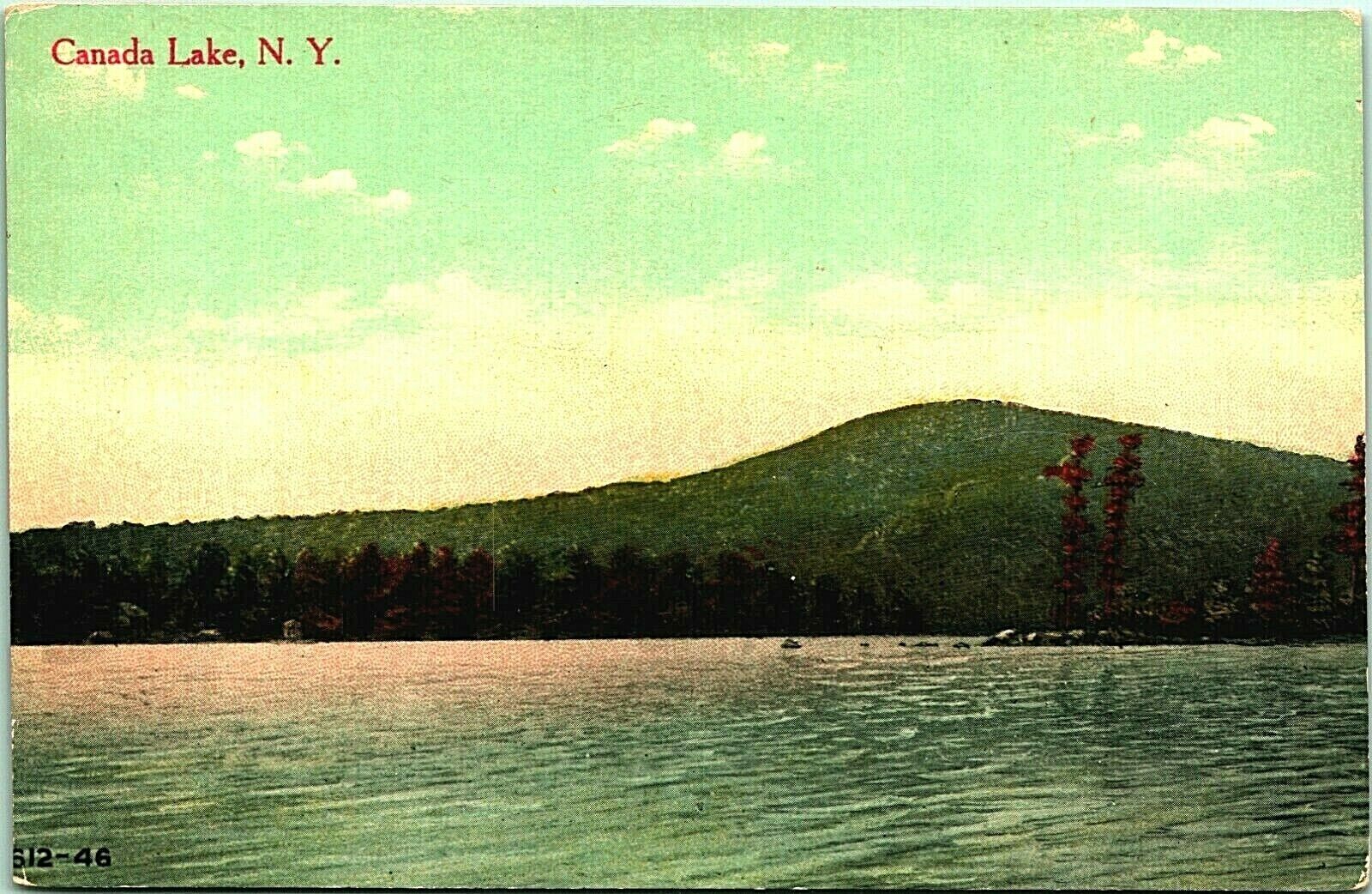 Panorama Of Canada Lake New York NY UNP 1910s DB Postcard