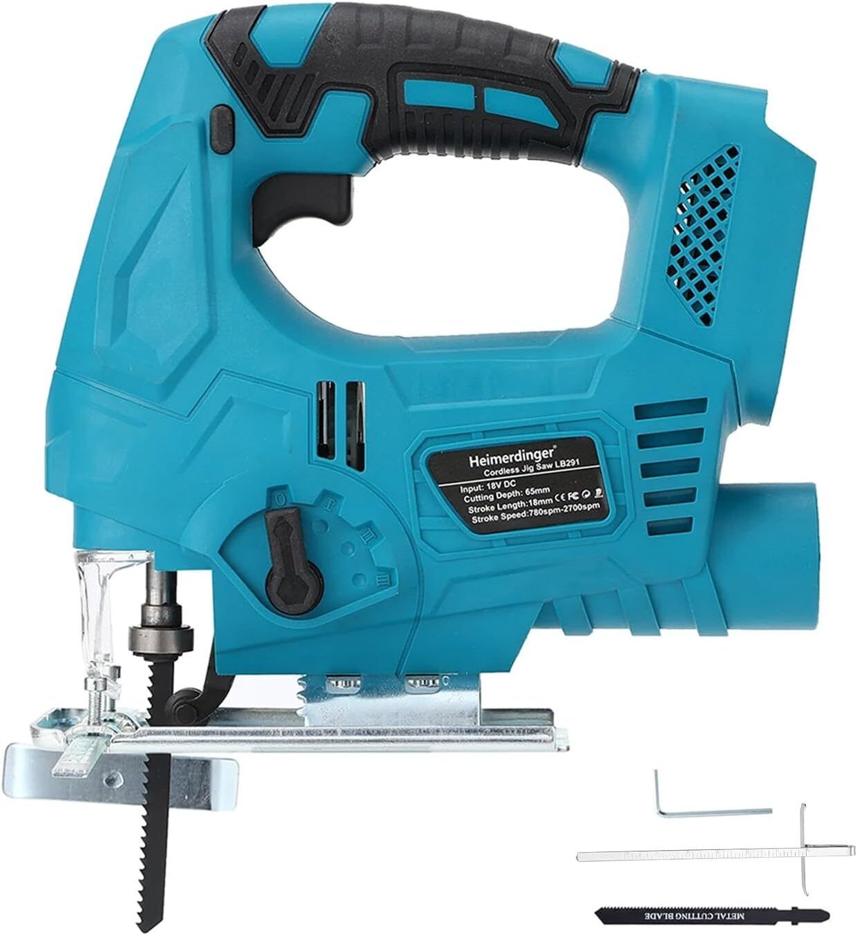 Jig Saw for Makita 18V Battery,Brushless Variable Speed Power Electric Jigsaw