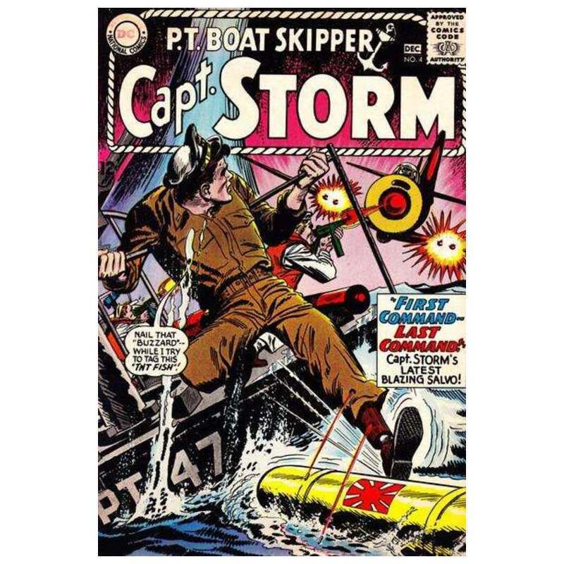 Capt. Storm #4 in Very Fine minus condition. DC comics [k%