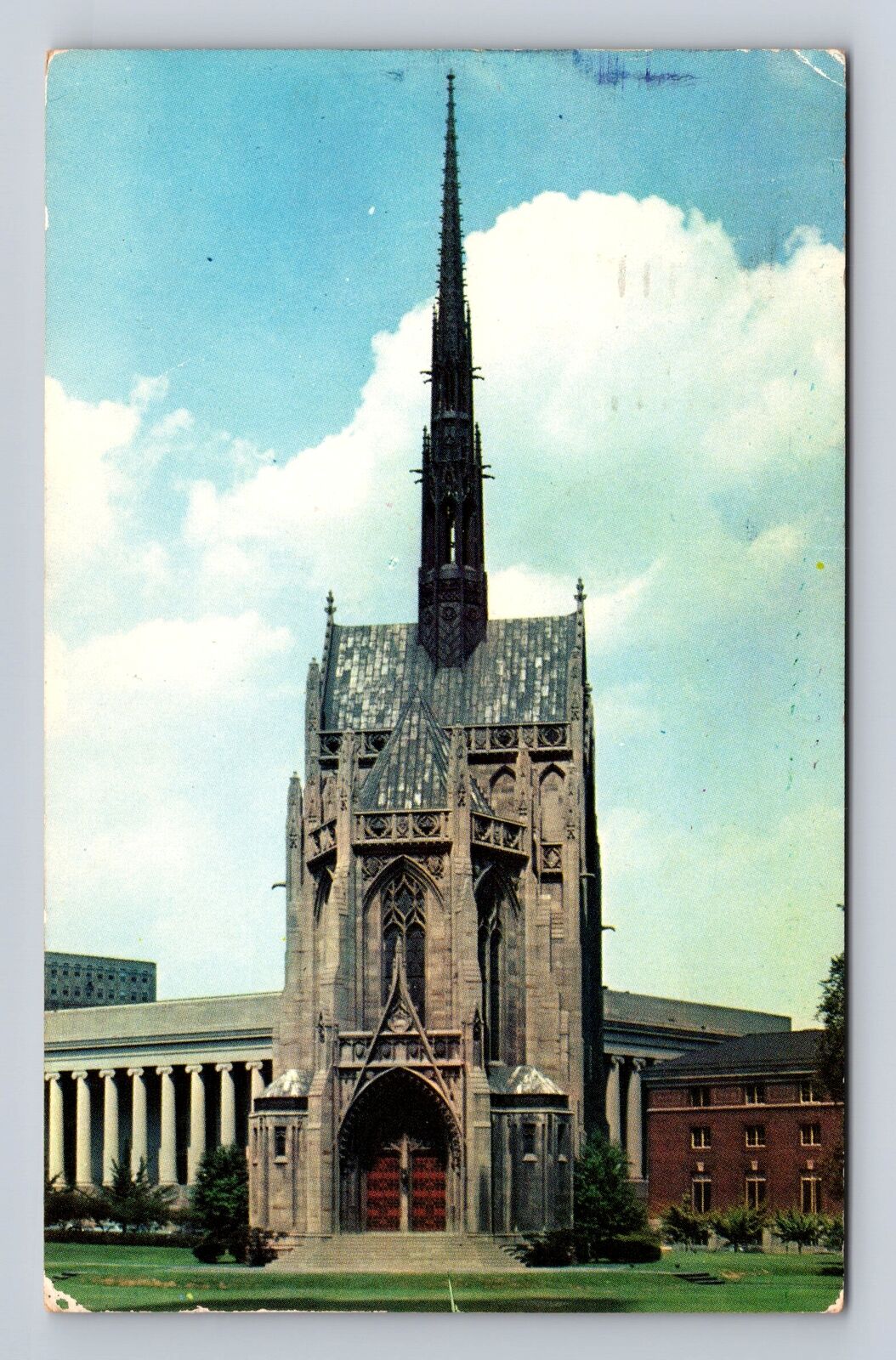 Pittsburgh PA- Pennsylvania, Heinz Memorial Chapel, Vintage c1960 Postcard