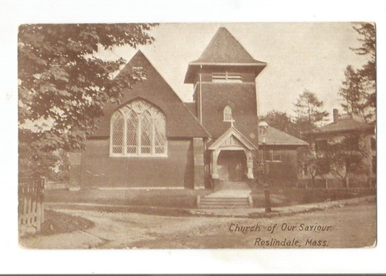 ROSLINDALE BOSTON MASSACHUSETTS MASS MA CHURCH OF SAVIOUR CHURCH 1914