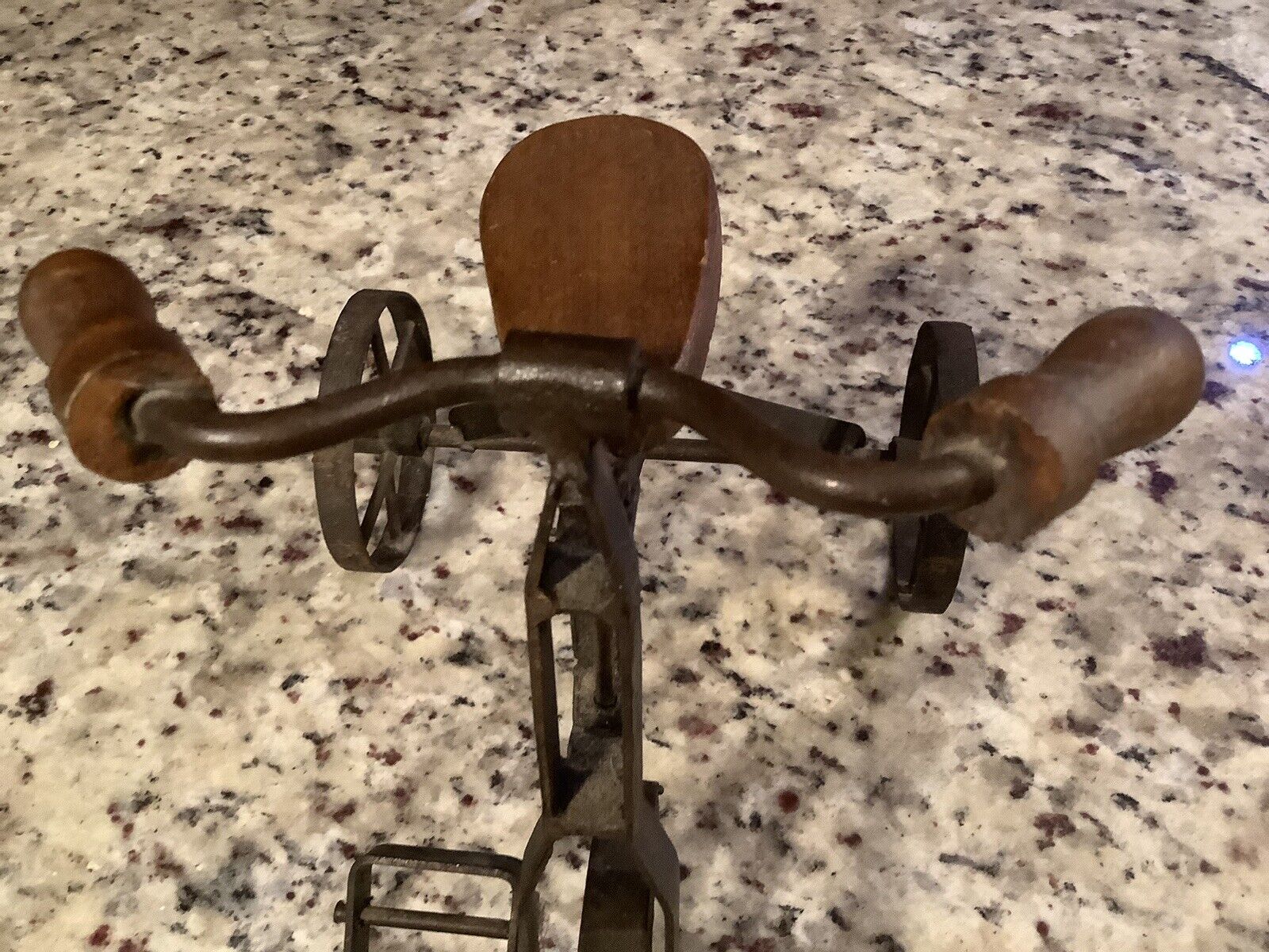Vintage Mini Hand Crafted Metal Iron Tricycle Bike Cycle Decorative -