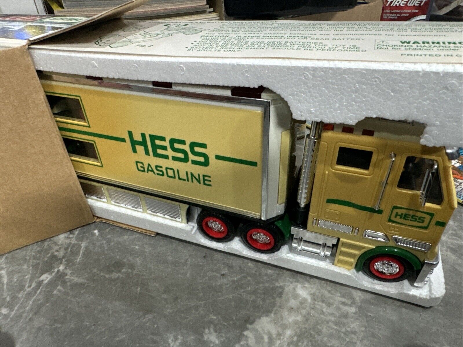 1997 HESS Toy Truck and Racers in Original Box