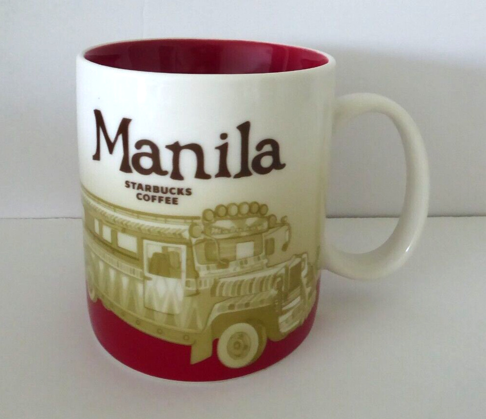 2012 Starbucks Manila, Philippines 16 oz Global Icon City coffee mug