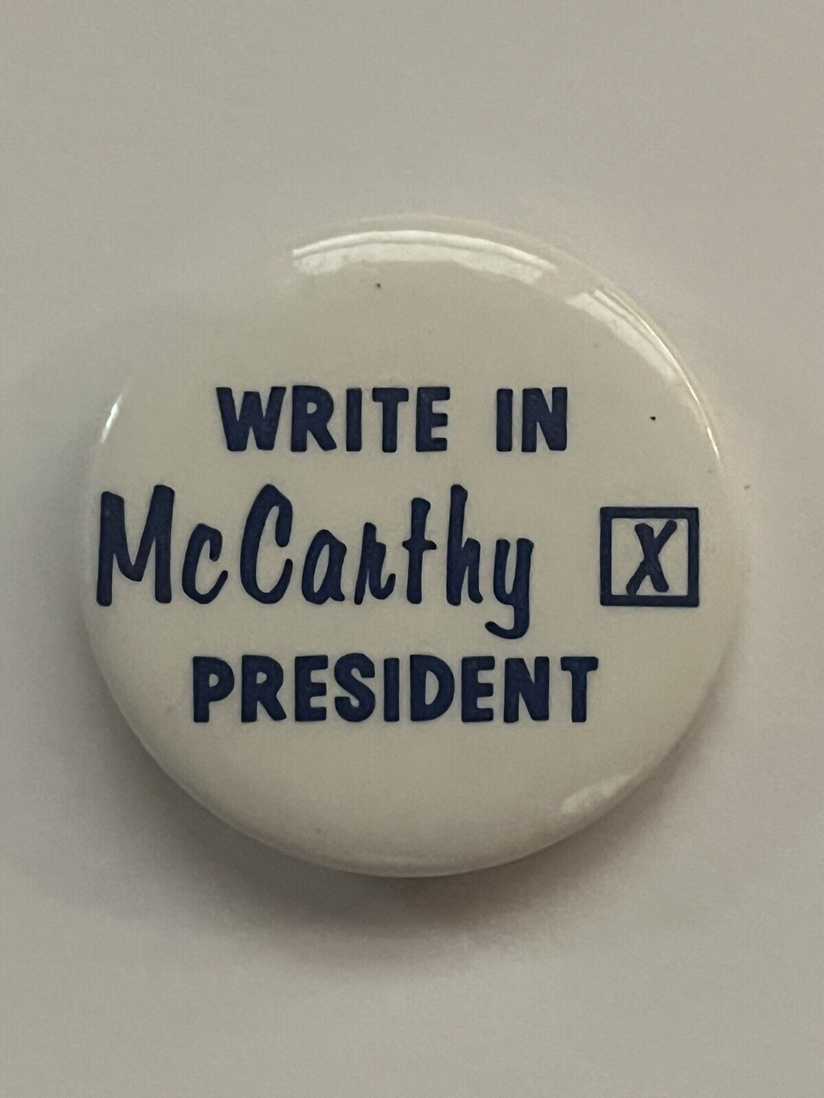 1968 Eugene McCarthy Presidential Campaign Button