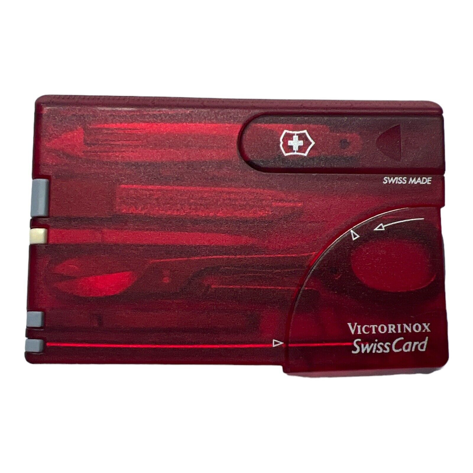 Victorinox Swiss Army Swiss Card Translucent Ruby 0.7100.T