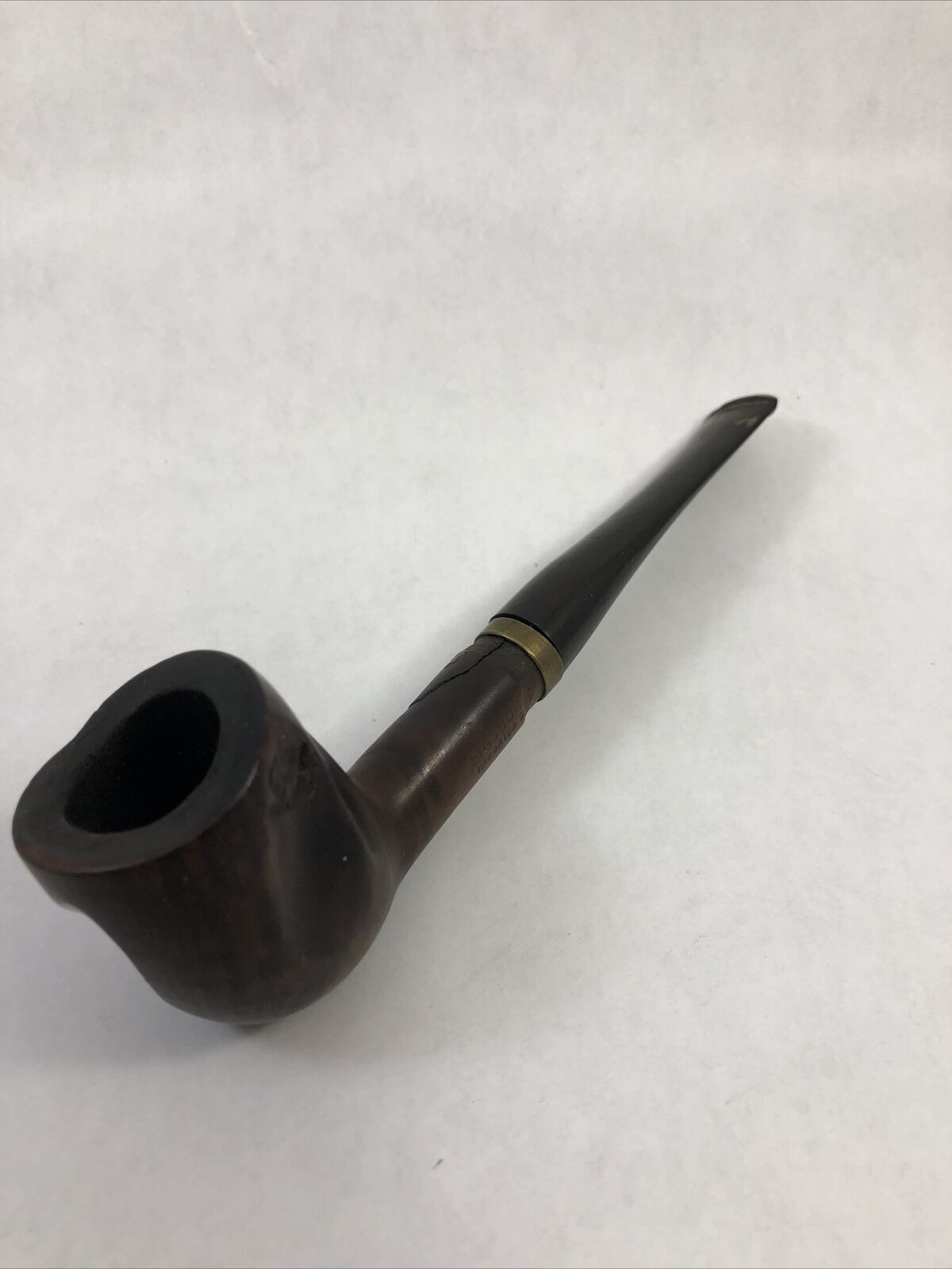Vintage Finsbury Carved Wood Estate Pipe Imported Smoked Pipe