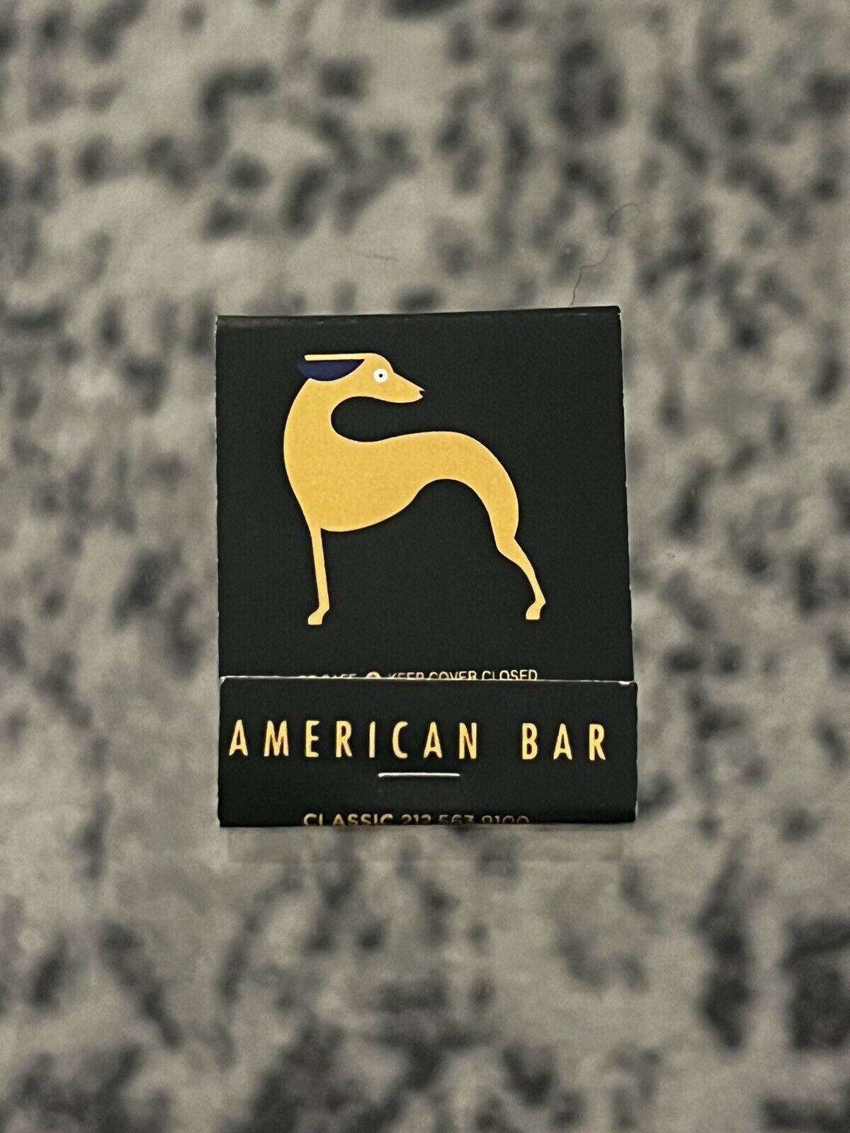 Rare American Bar NYC Matchbook (1)