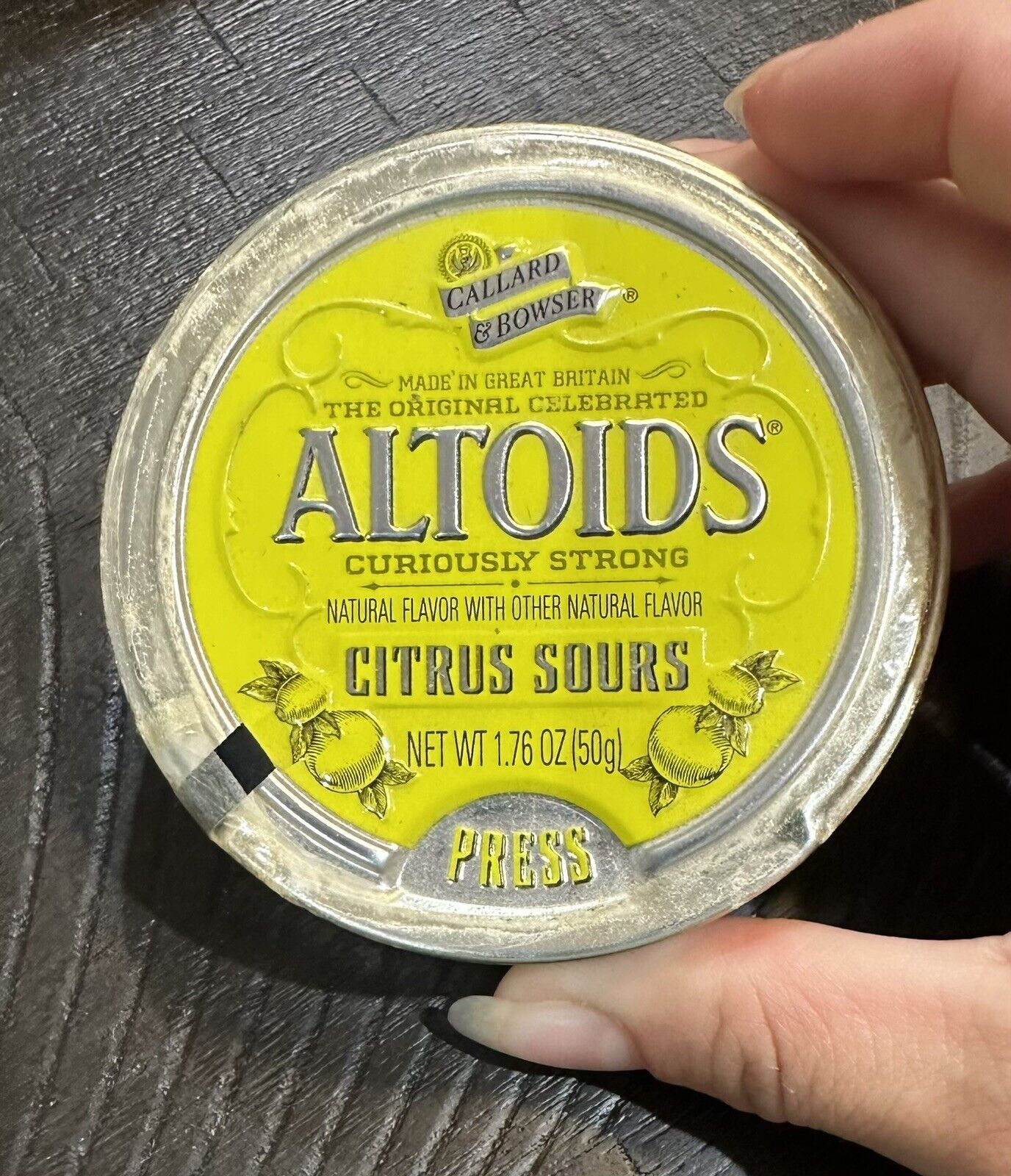 Altoids SEALED Citrus Sours Curiously Strong Rare Discontinued Tin Candy