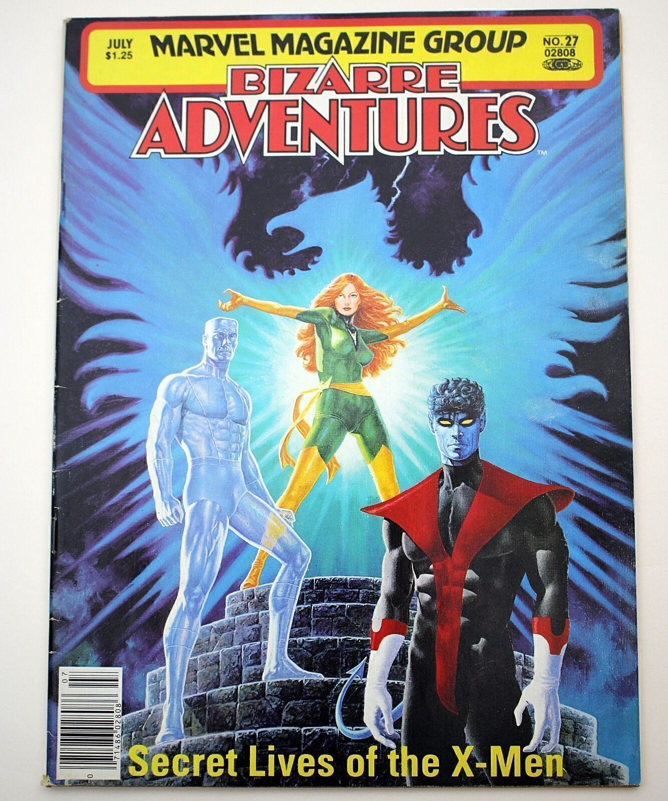 BIZARRE ADVENTURES Marvel Magazine No 25 X-Men 1981 Graphic Novel Scarce NICE