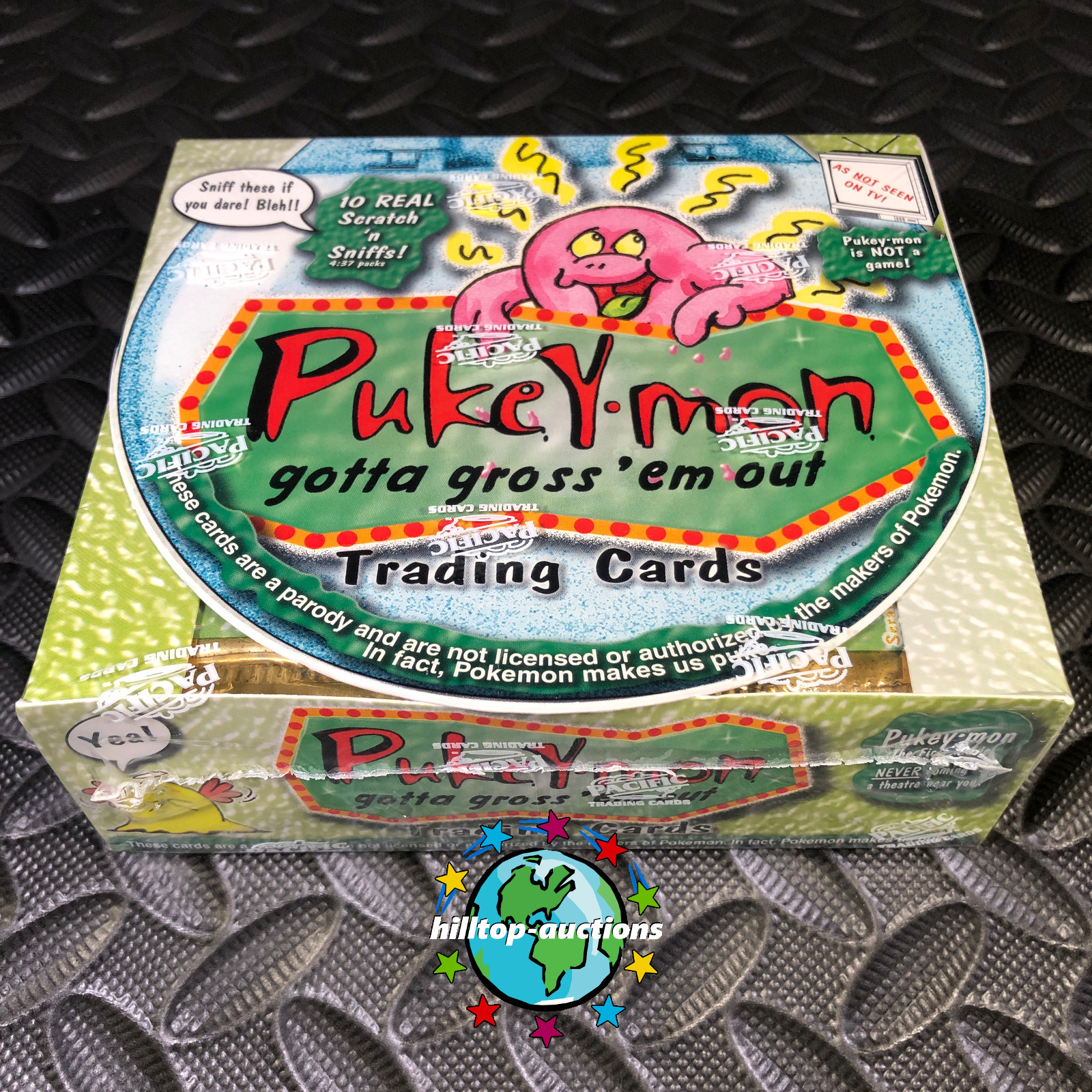 PUKEY-MON NEW/SEALED BOX 36-PACKS PUKEYMON POKEMON PARODY like garbage pail kids
