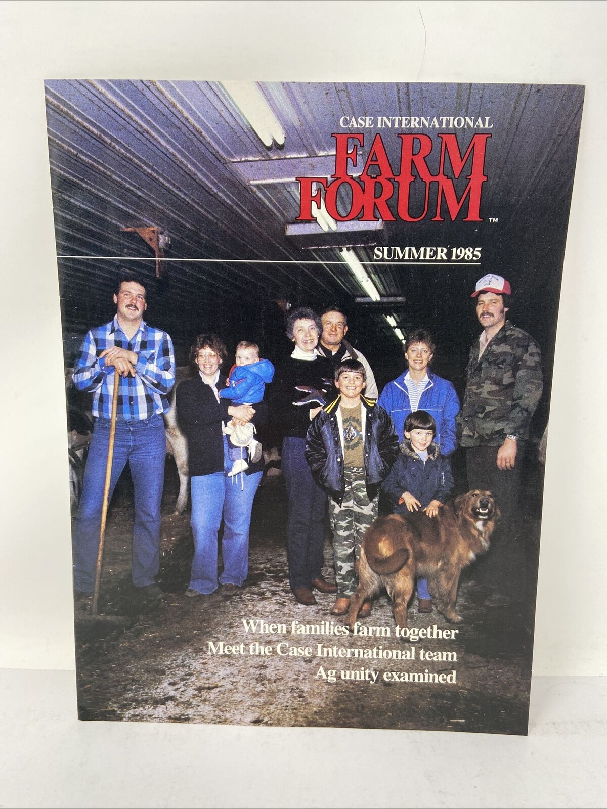1985 Case International Farm Forum Magazine Articles Photos