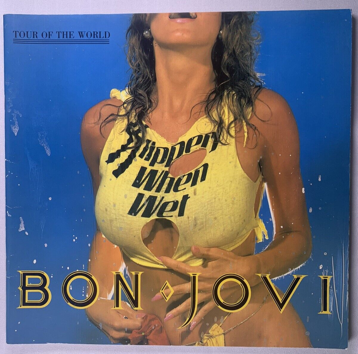 Bon Jovi Programme Original Slippery When Wet Tour 1986 
