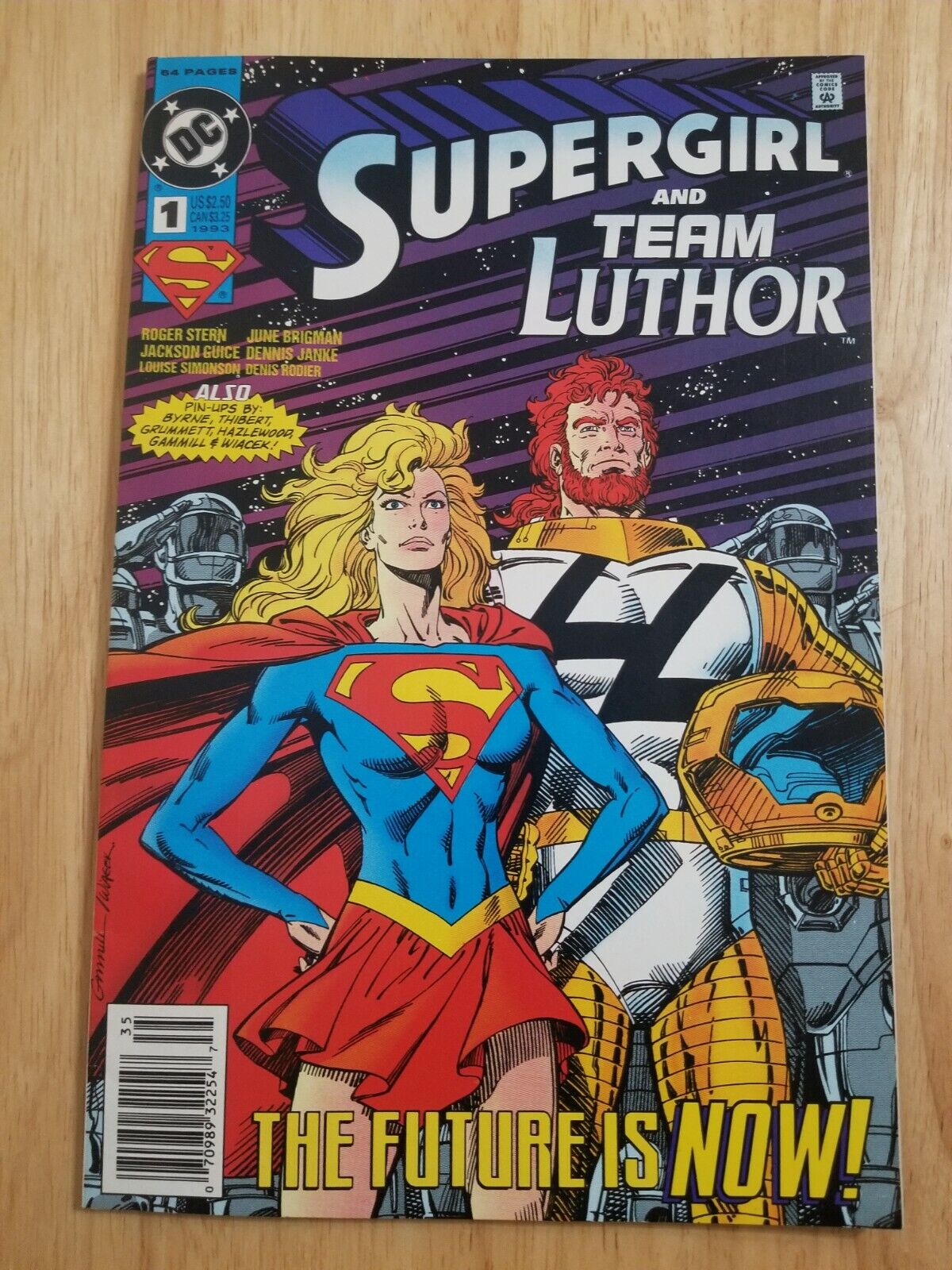 Supergirl and Team Luthor #1 The Future Is Now 1993 DC Comics Gammill Wiacek