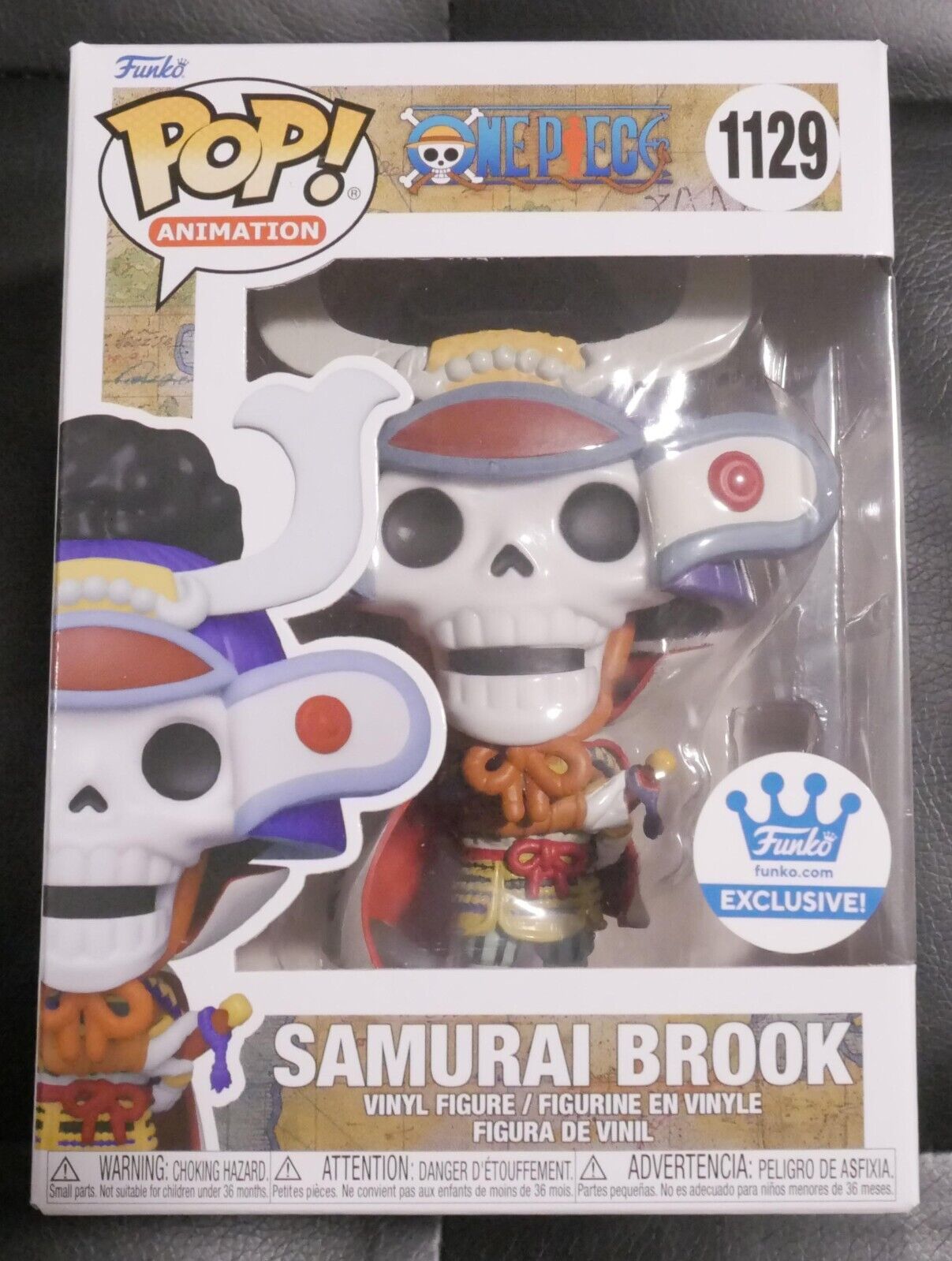 Funko Pop One Piece - Samurai Brook #1129- Funko Shop Exclusive Box Damage