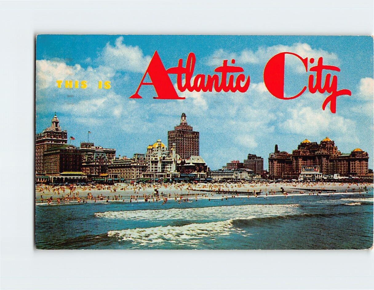 Postcard This Is Atlantic City, New Jersey