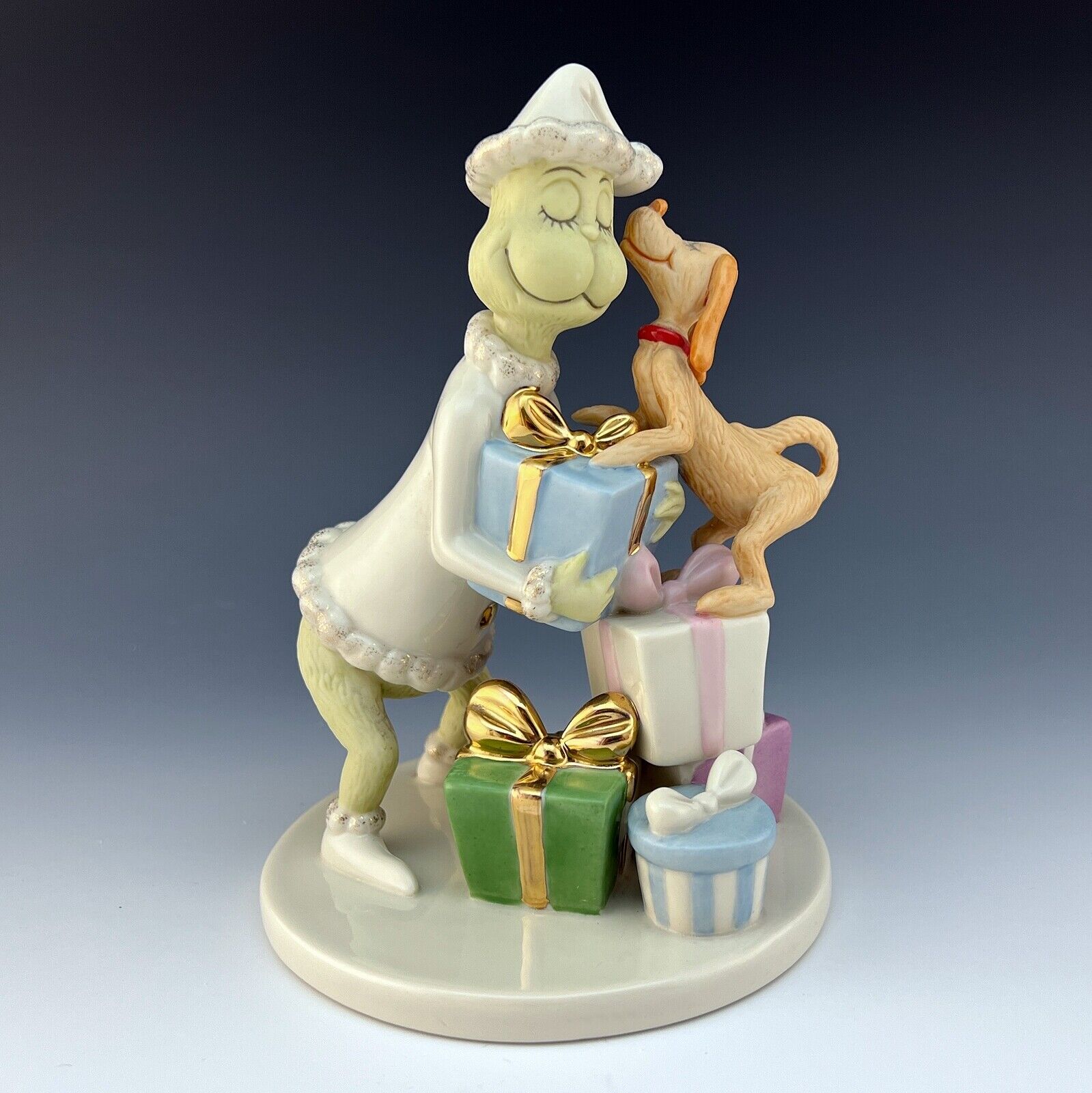 Lenox China Max Steals a Kiss Figurine from Grinch Who Stole Christmas 2016 NOS