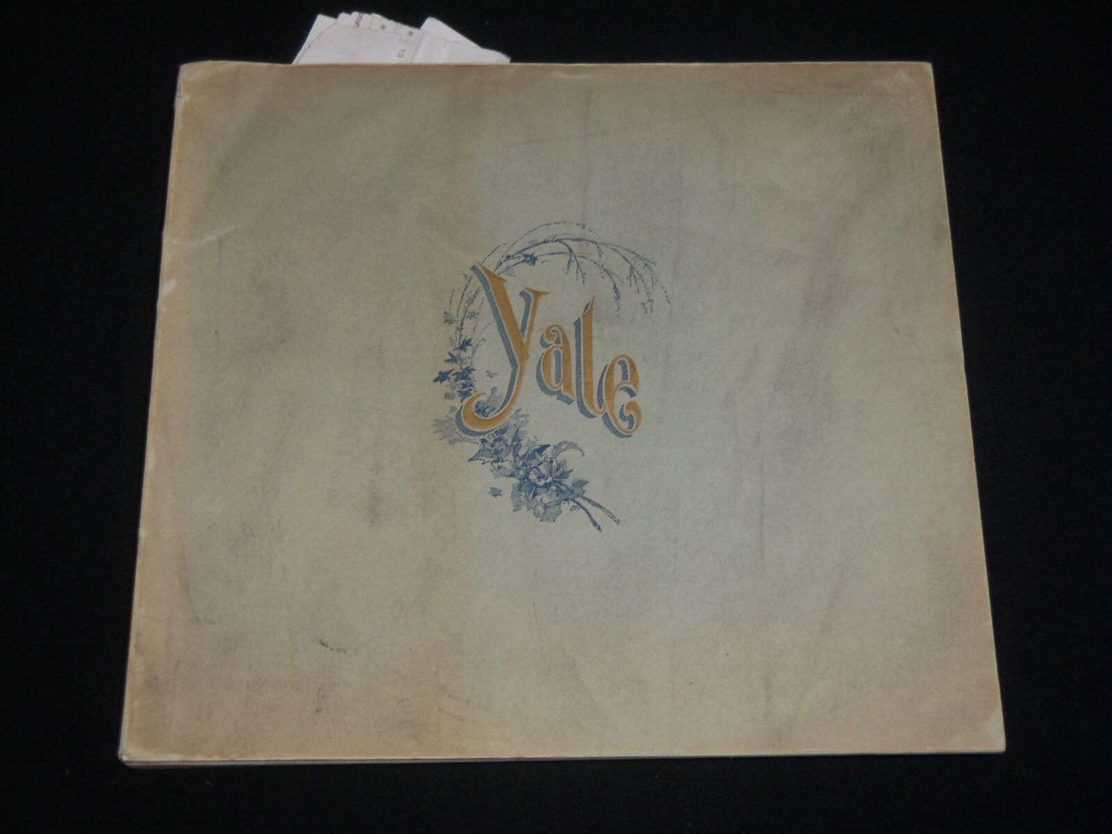 1895 YALE UNIVERSITY SOFTCOVER BOOK - GREAT PHOTOS - J 6235