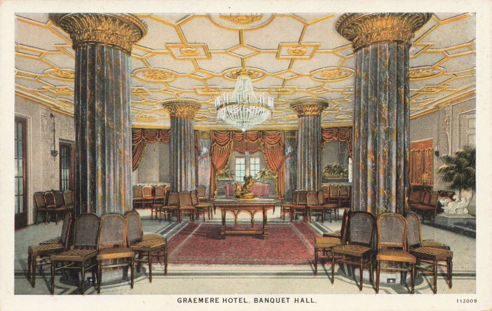 Graemere Hotel Banquet Hall Chicago Post Card PC 1.13
