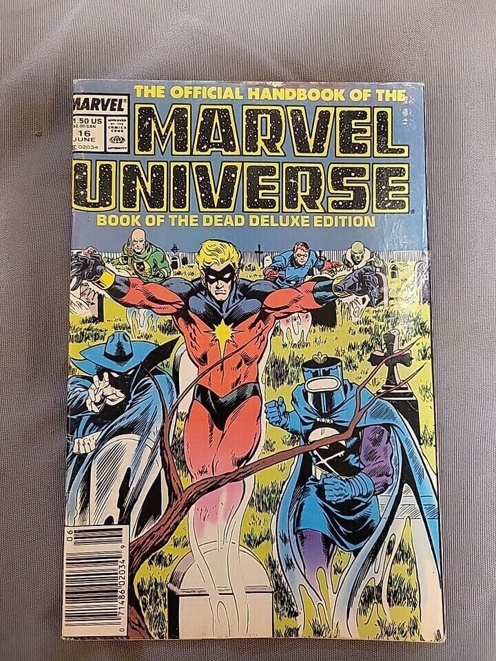 The Official Handbook of the Marvel Universe #16 (Jun 1987, Marvel) VF-
