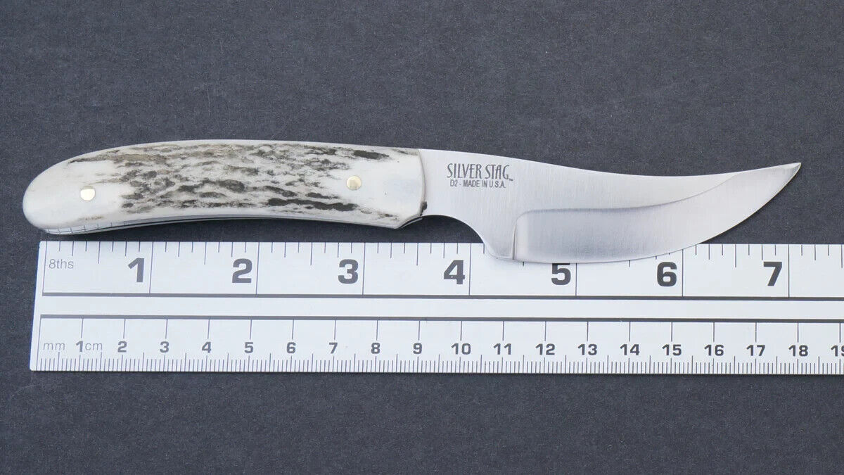 SILVER STAG KNIFE #SV10132 BACKWOODS PRO HUNTING KNIFE D2 STEEL