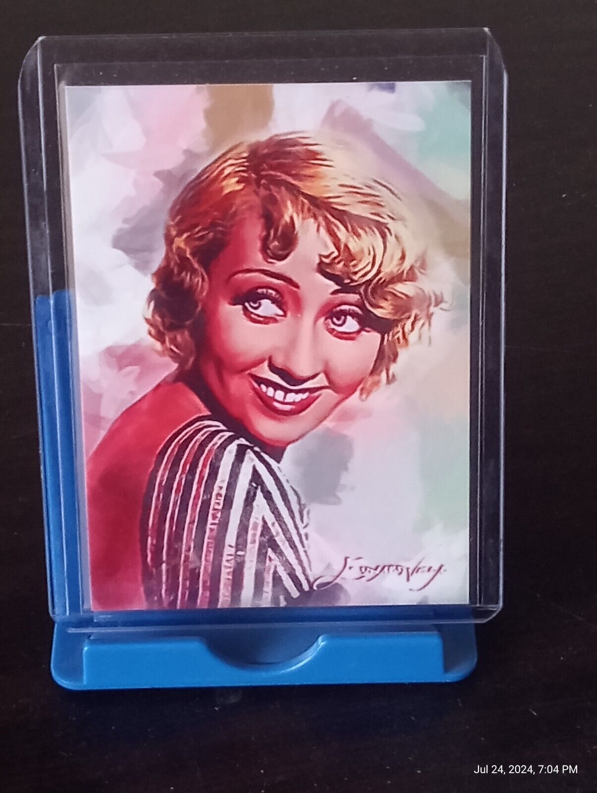 AP5 Joan Blondell #1 - ACEO Art Card Signed by Artist 50/50