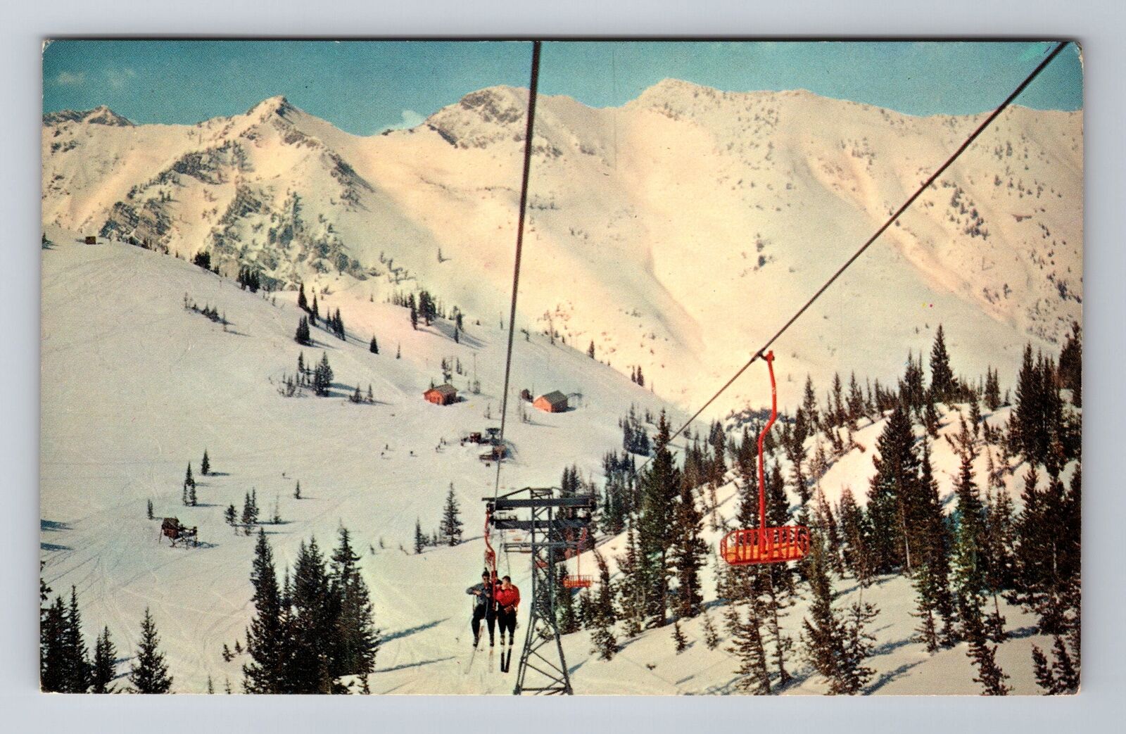 Alta UT-Utah, Wasatch Mountains, Antique, Vintage Souvenir Postcard