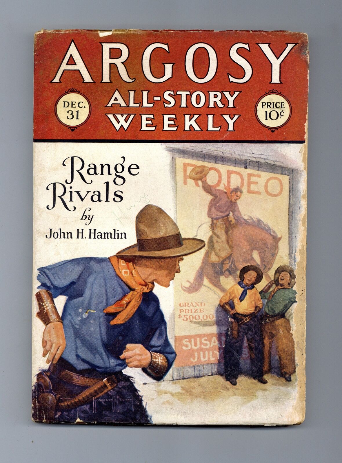 Argosy Part 3: Argosy All-Story Weekly Dec 31 1927 Vol. 191 #5 VG
