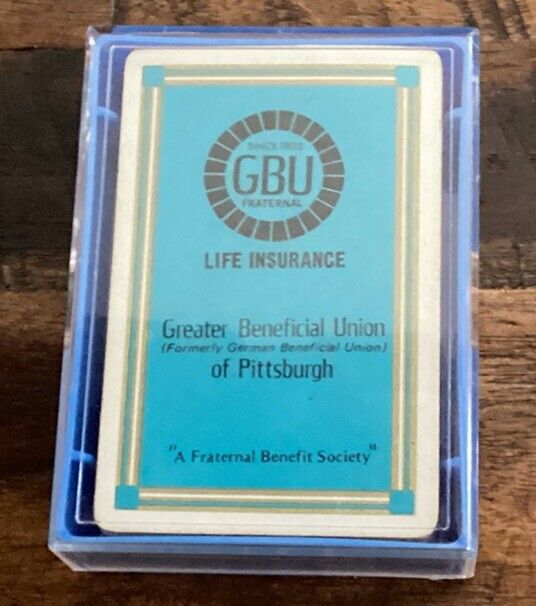 VTG Greater Beneficial Union Playing Cards Full Set In Case