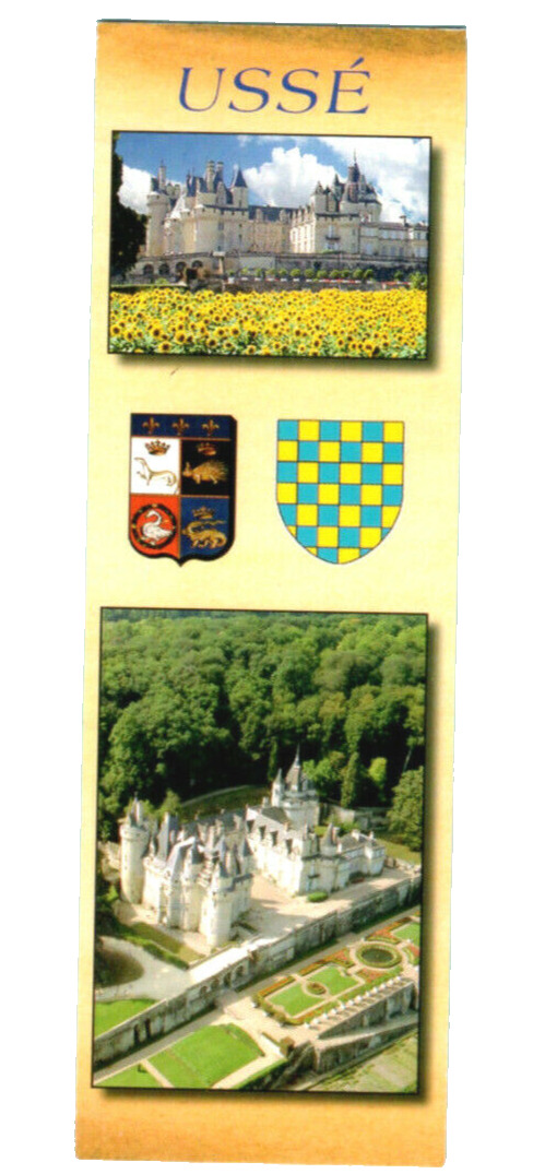 Loire Valley Castles Bookmark  Château d\'Ussé Usse French Souvenir Gift