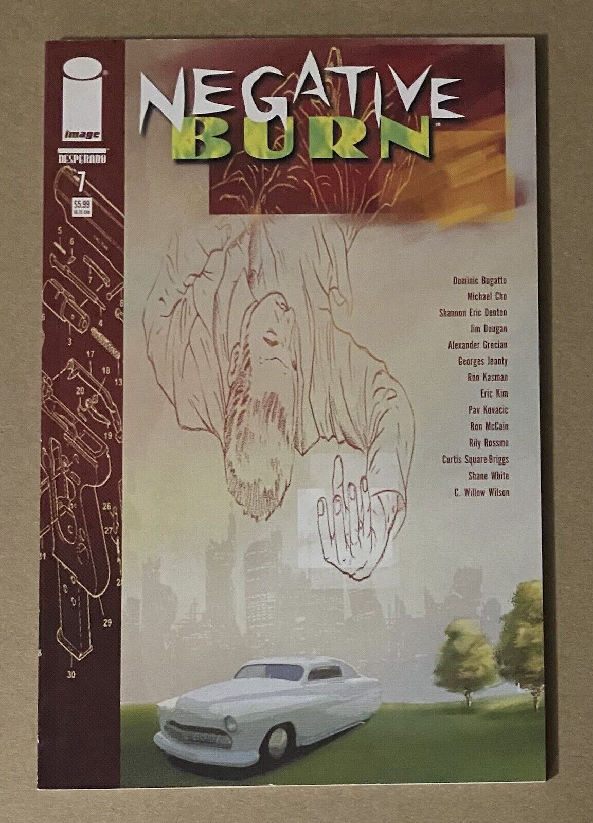 Negative Burn #7 First Printing 2007 Image Comic Book 1st Appearance of Proof #1