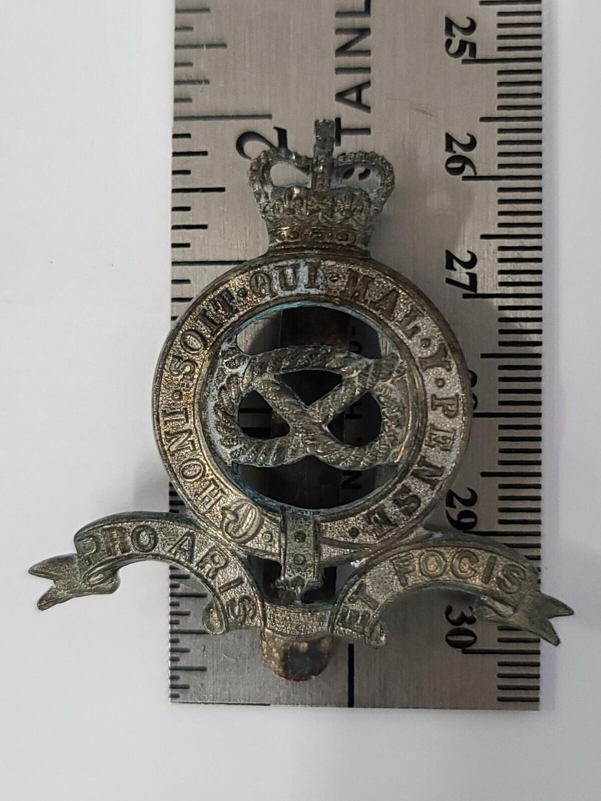 The Staffordshire Yeomanry Queen's Own Royal Regt Cap Badge