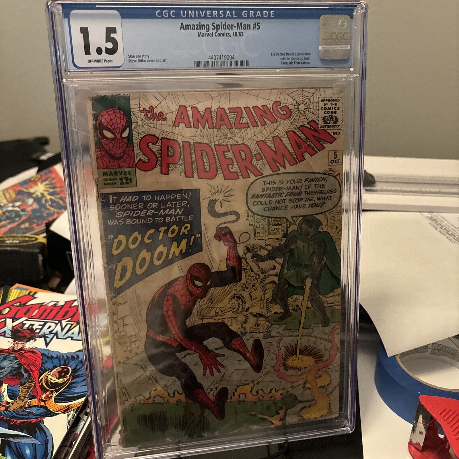 Amazing Spider-Man #5 CGC 1.5 1963 Dr Doom