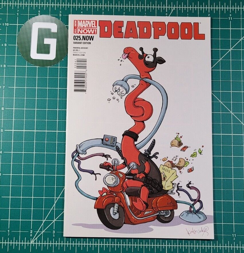 Deadpool #25.Now (2014) VF/NM Katie Cook Variant Cover Marvel Comics