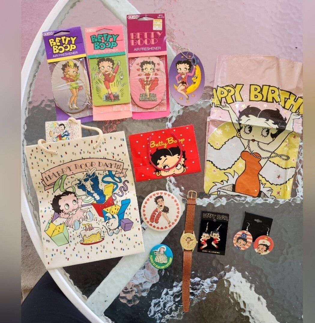 Betty Boop Mixed Lot Of Items